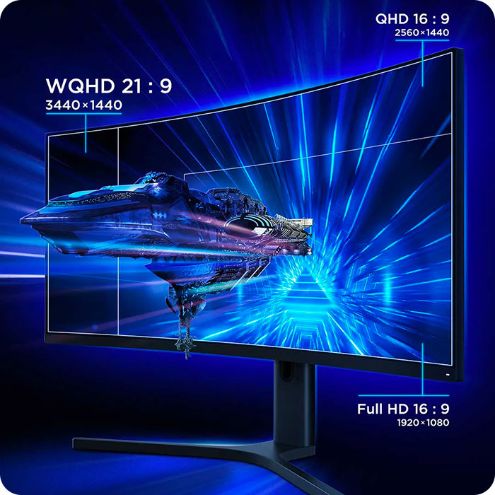 Обзор игрового изогнутого монитора Xiaomi Ultrawide WQHD Monitor 34 ...